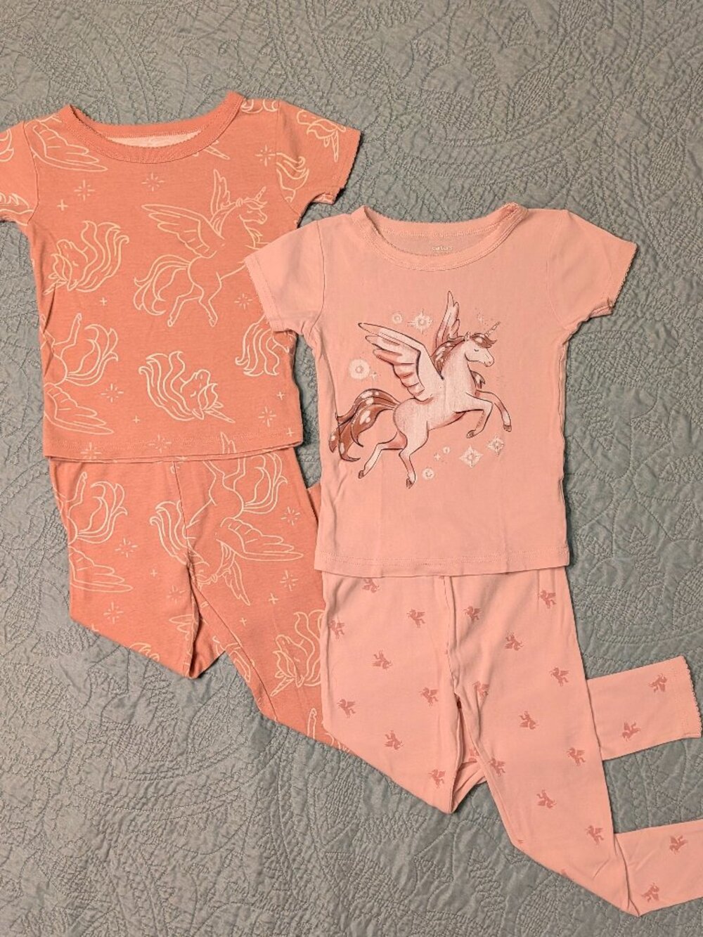 Carter Unicorn Pajamas Toddler Size 5T